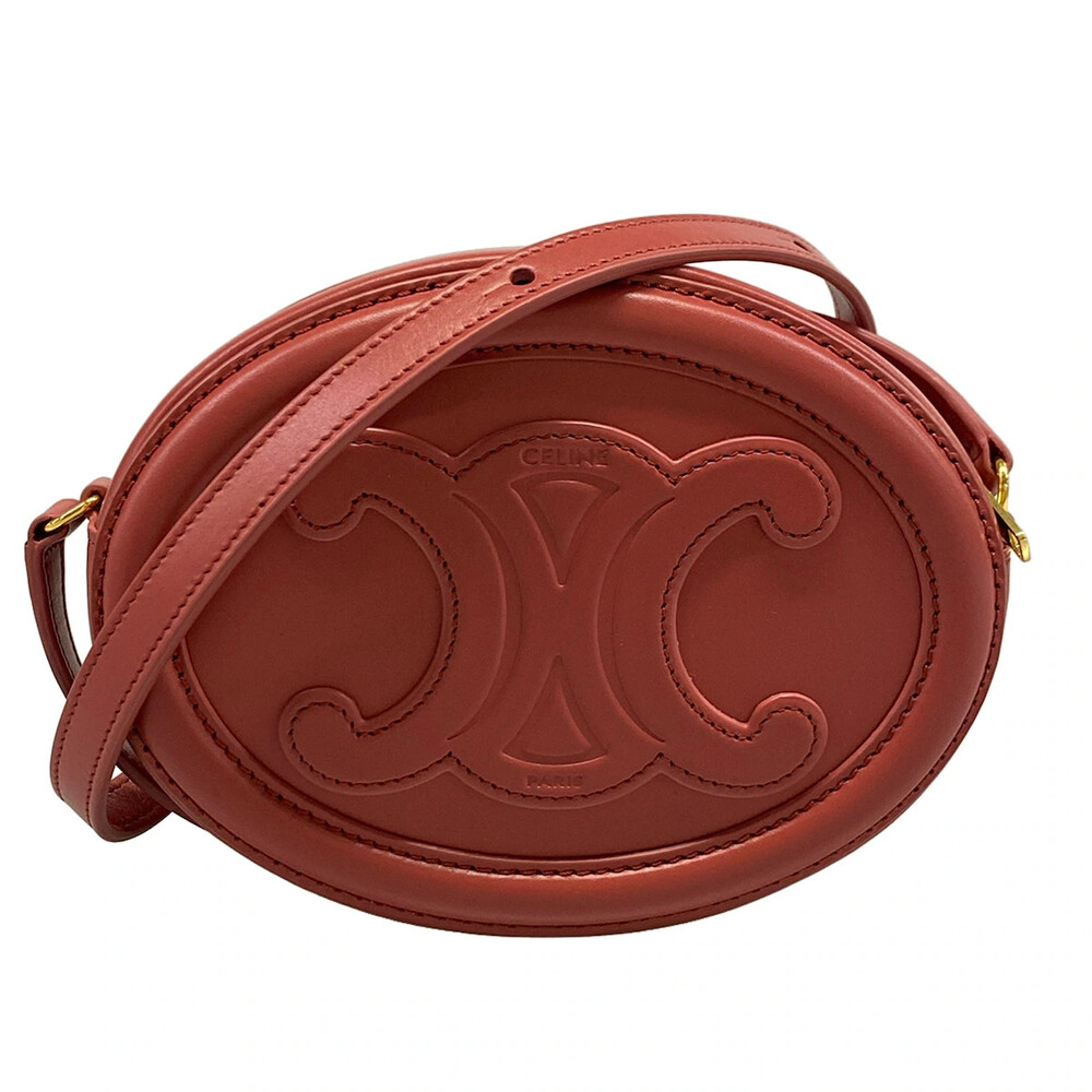 Celine Crossbody Oval Purse Cuir #335784C13B